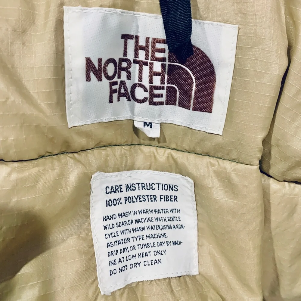 Vintage Men North Face Green Teal Down Puffer Snow Jacket Retro 70s 80s